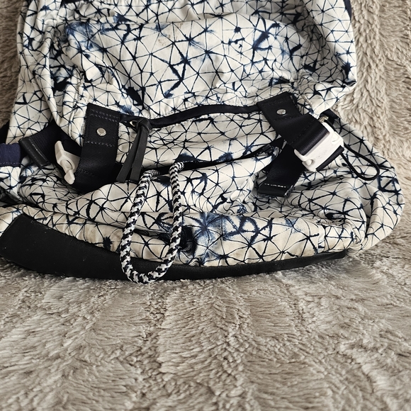 lululemon athletica Blue and White Backpack